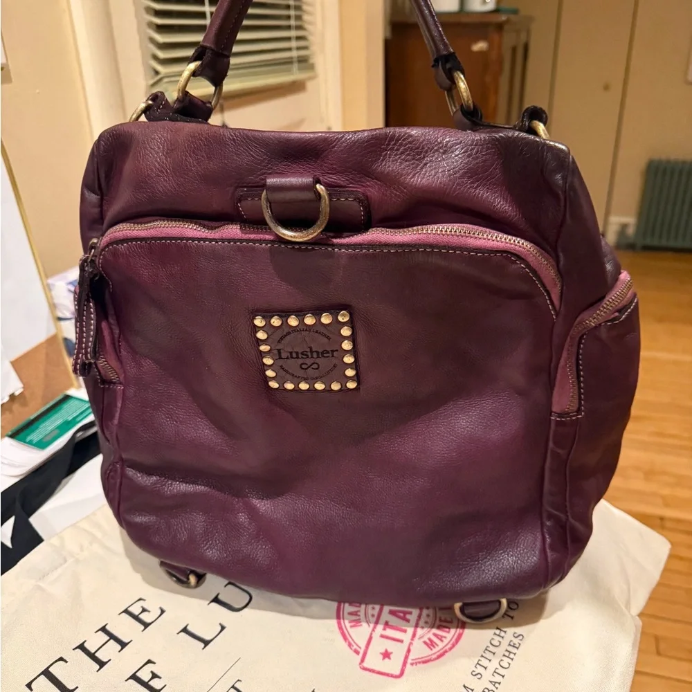 Lusher Quest Backpack in Plum - Picture 2 of 13